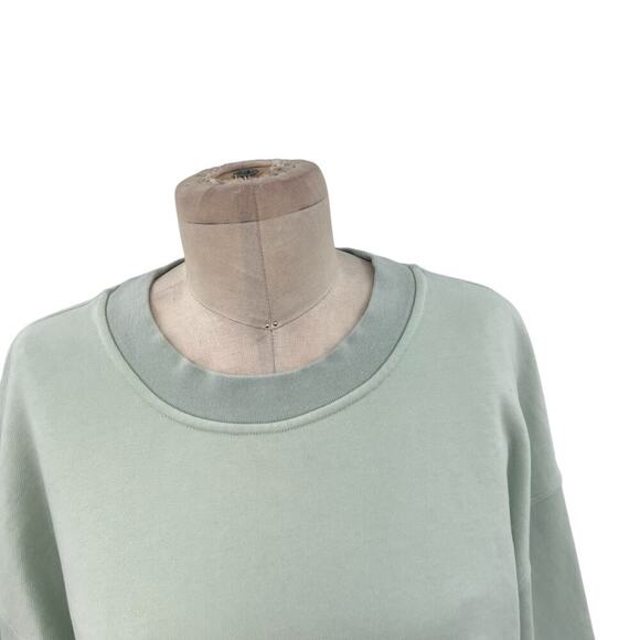 Lululemon‎ Perfectly Oversized Crew Sweatshirt Delicate Mint Green Size 8 - Picture 3 of 11